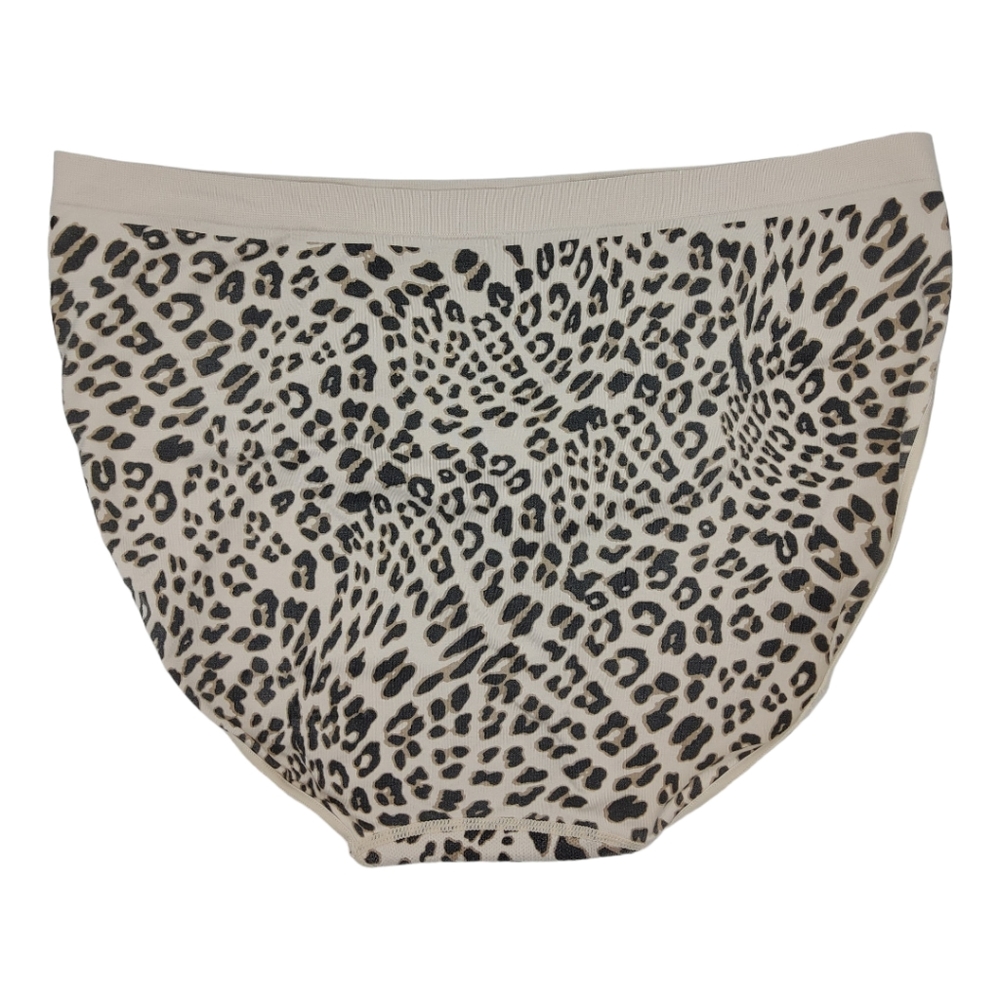 Ambrielle High Leg Brief Panty Women's Plus Size XXL/9 Animal Print - Picture 2 of 5